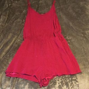 Dark pink Romper
